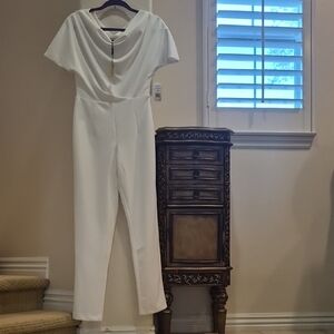 NWT Alexia Admor Elegant Cream Jumpsuit
